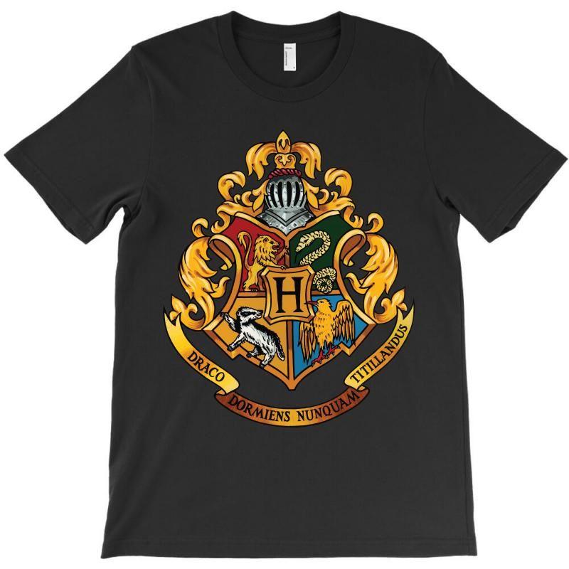 Hogwarts Logo - Custom Hogwarts Logo T Shirts T Shirt By Nurbetulk