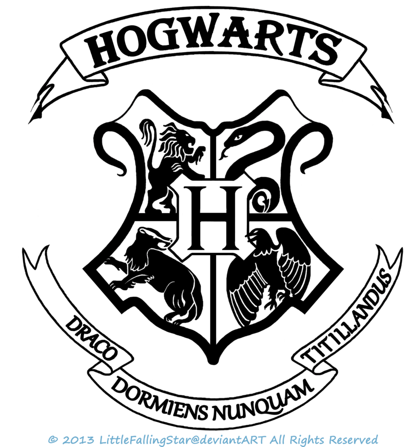 Hogwarts Logo - Hogwarts Crest by LittleFallingStar on DeviantArt