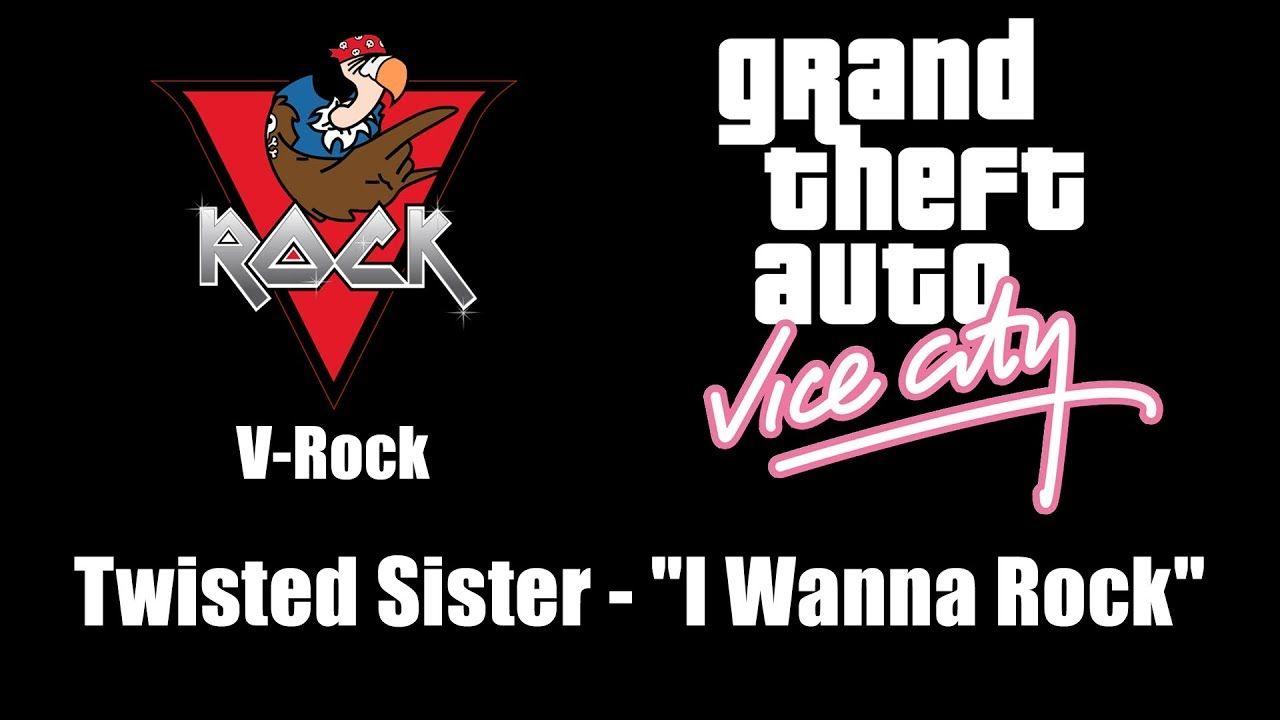 Vice V Logo - GTA: Vice City Rock. Twisted Sister Wanna Rock