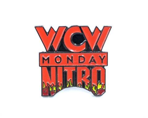 WCW Logo - WCW NITRO LOGO PIN