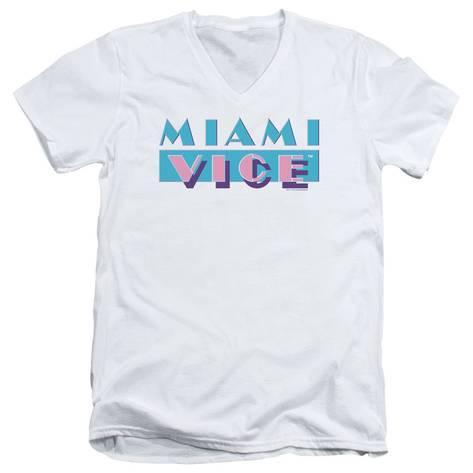 Vice V Logo - Miami Vice - Logo V-Neck V-Necks - at AllPosters.com.au