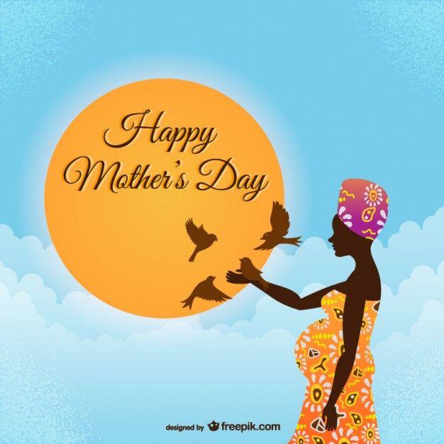 Black Mother's Day Logo - Happy mother's day african style Vector | Free Download