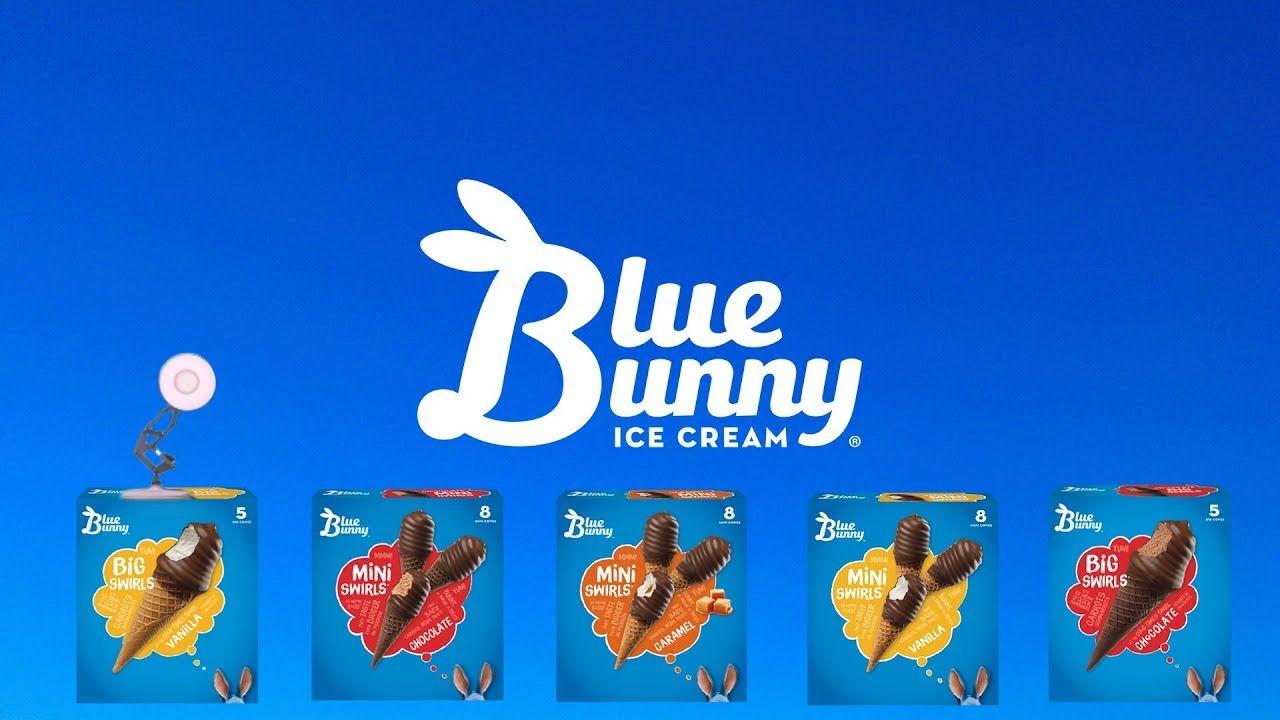 Blue Bunny Ice Cream Logo - 1401-Blue Bunny Ice Cream Spoof Pixar Lamps Luxo Jr Logo - YouTube