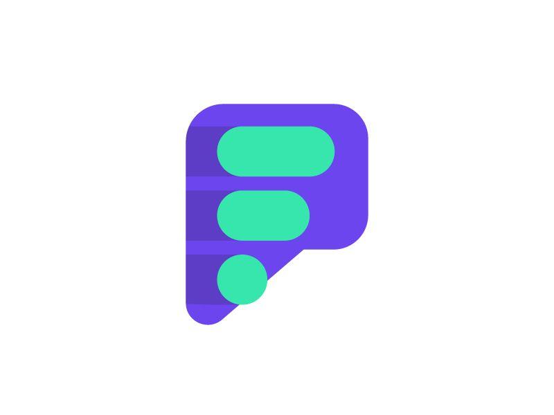 Speech Bubble Logo - F Letter + Chat Speech Bubble Logo Design by Lucas Hart | Dribbble ...