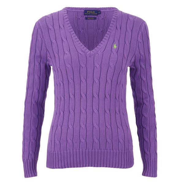 Lavender Polo Logo - Polo Ralph Lauren Women's Kimberly Jumper - Laguna Purple - Free UK ...