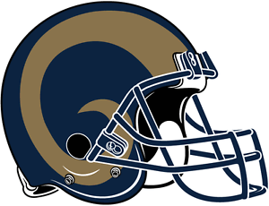 Rams Helmet Logo - LOS ANGELES RAMS HELMET LOGO NFL FRIDGE MAGNET | eBay