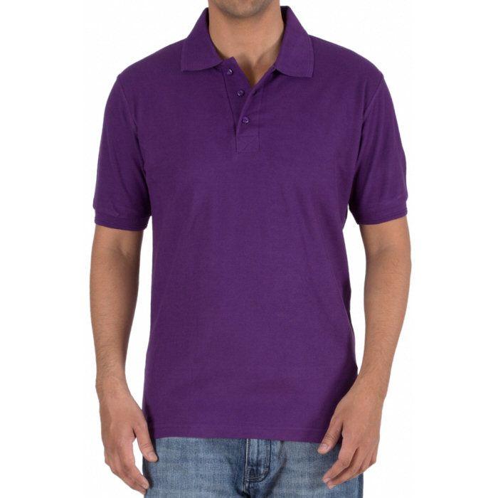 Lavender Polo Logo - Purple Plain Collar Polo 100% Cotton T Shirt For Men. Xtees.com ®