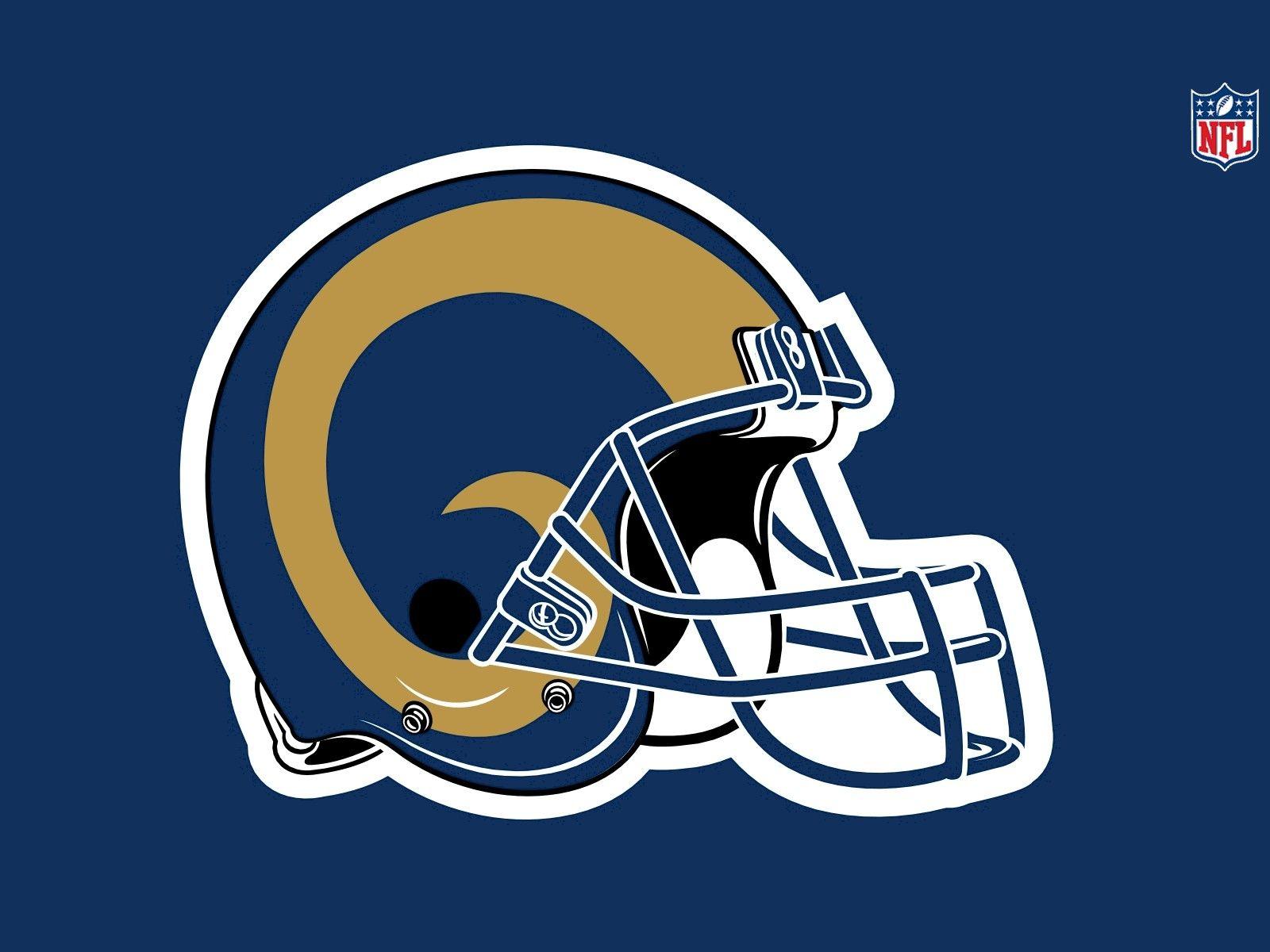 Rams Helmet Logo - NFL St Louis Rams Logo Helmet 1600x1200 DESKTOP NFL / Saint Louis Rams