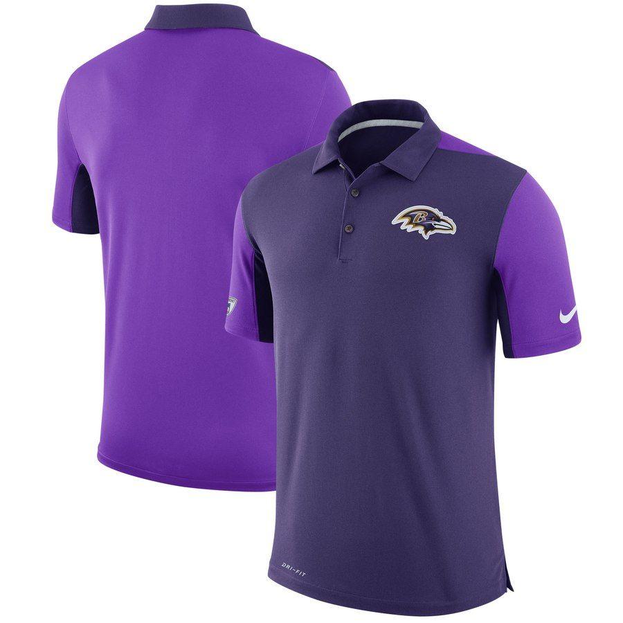 Lavender Polo Logo - Men's Baltimore Ravens Nike Purple Sideline Team Issue Logo ...