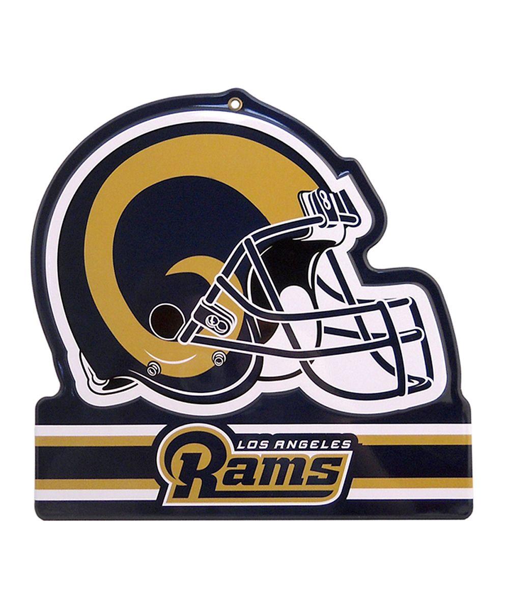 Rams Helmet Logo - Party Animal los angeles Rams Helmet Sign | Zulily