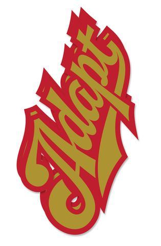 Red and Gold Team Logo - Stickers