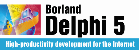 Borland Delphi Logo - Delphi 5 Professional from Borland