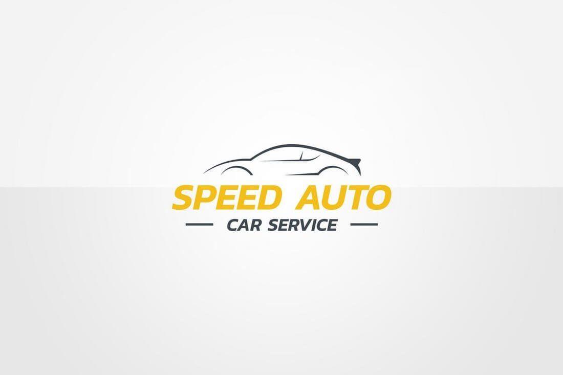 Printable Automotive Repair Shop Logo - Best Minimal Logo Design Templates