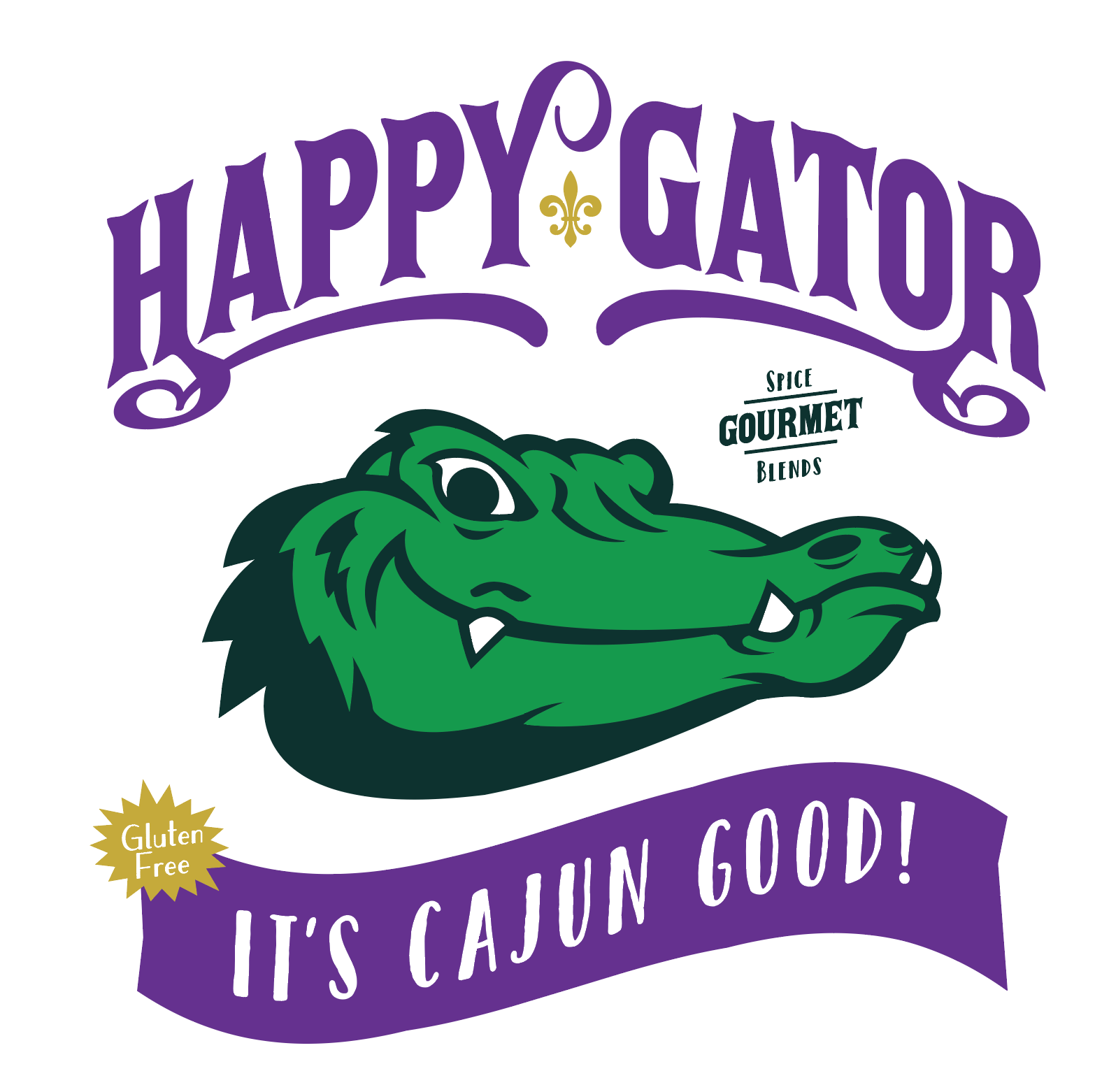 Happy Alligator Logo - Happy Gator Foods