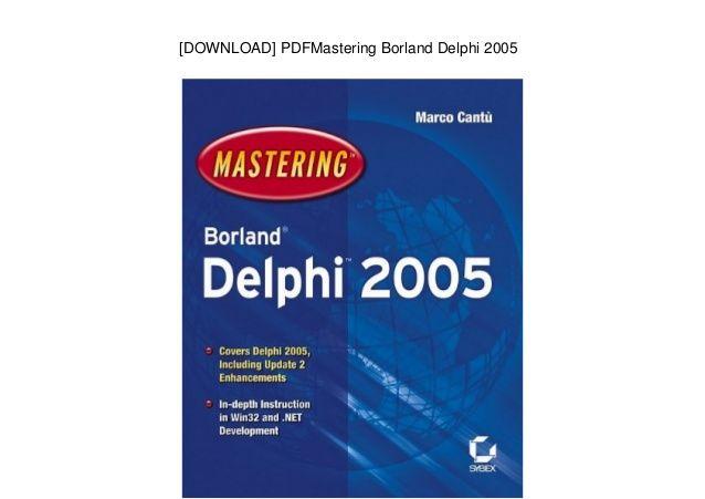 Borland Delphi Logo - DOWNLOAD PDFMastering Borland Delphi 2005
