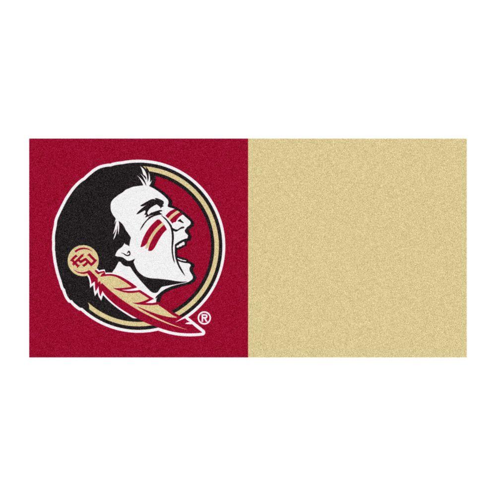 Red and Gold Team Logo - FANMATS NCAA State University Maroon and Gold Nylon 18