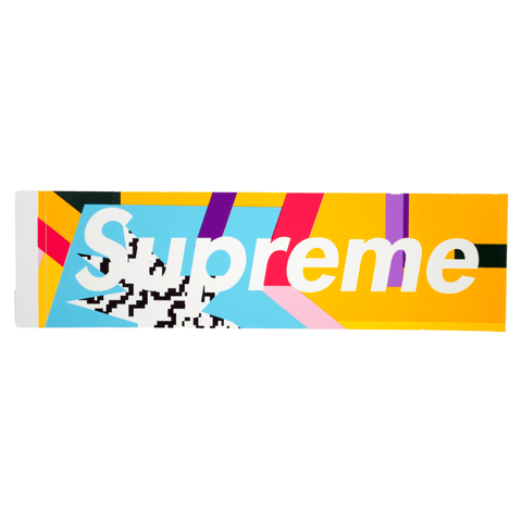 Mendini Box Logo - SUPREME MENDINI BOX LOGO STICKER 