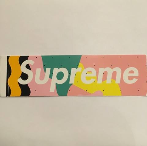 Mendini Box Logo - Supreme Mendini Box Logo Sticker - Pink – CopVsDrop