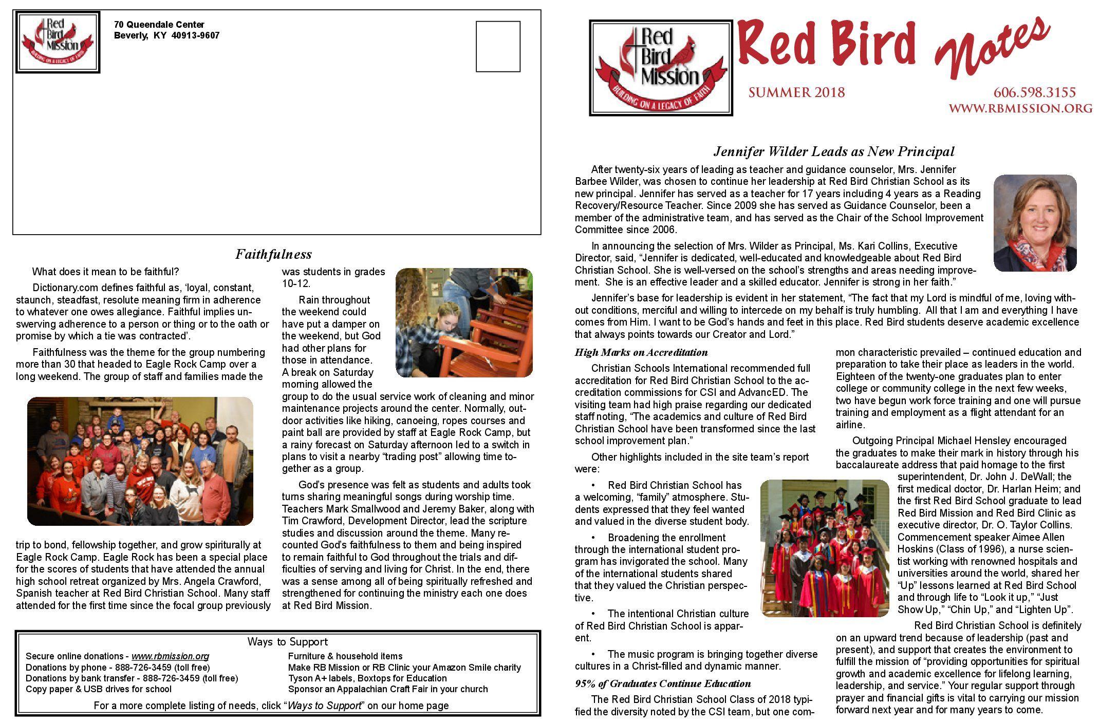 Red Bird Mission KY Logo - Red Bird Mission