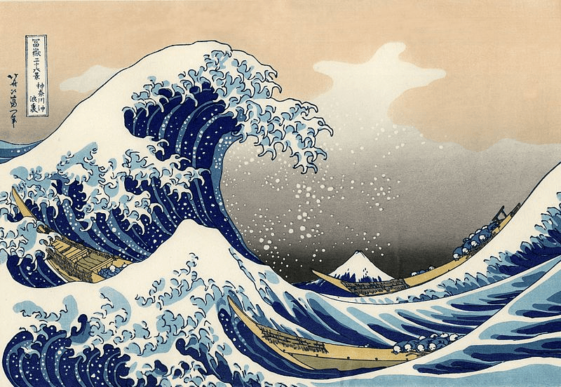 The Great Wave of Kanagawa Logo - The Story Behind Hokusai's The Great Wave off Kanagawa - Pinot's Palette