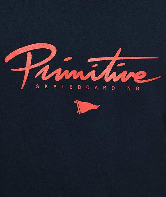 Primitve Logo - Primitive Core Logo Dark Blue T-Shirt | Zumiez.ca