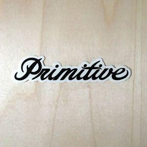 Primitve Logo - Primitive skateboarding vinyl sticker P.ROD Paul Berrics cursive