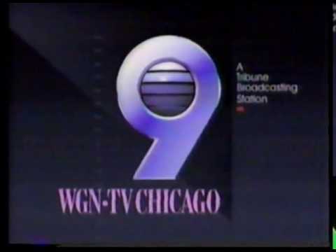 WGN 9 Chicago Logo - 1990 WGN 9 Chicago Silent Logo Slide - YouTube