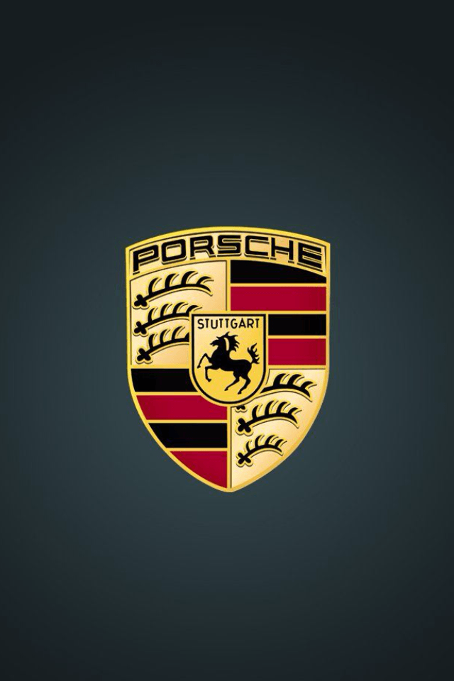 Porche Car Logo - car logo wallpaper for iPhone and Android | Porsche | Pinterest ...