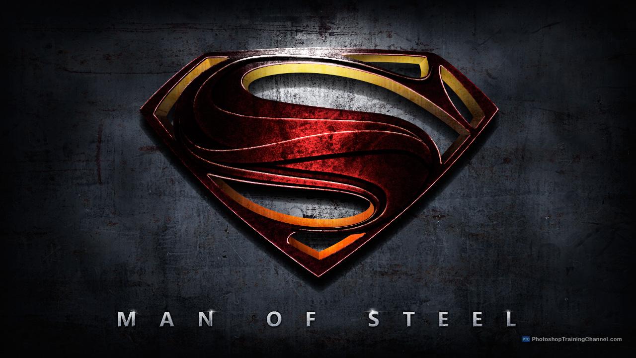 Man of Steel Superman Logo - Man Of Steel Movie Poster Tutorial - Superman Logo