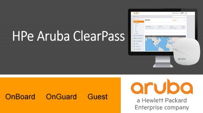 HPE Aruba Logo - HPe Aruba ClearPass Network Access Control
