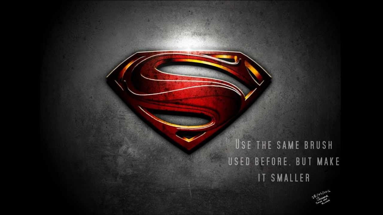 Man of Steel Superman Logo - Superman Man of Steel Logo Photohop Tutorial