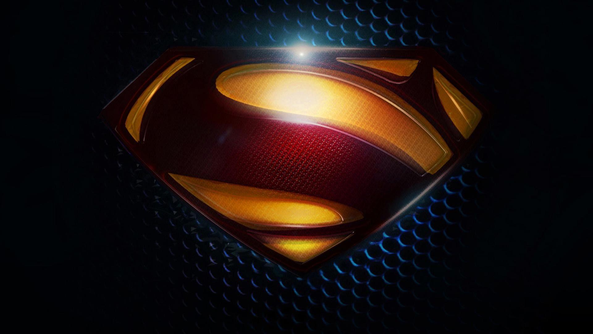 Man of Steel Superman Logo - Superman Logo Wallpaper