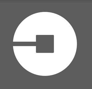 Uber Driver Logo - Uber Driver Logo White Viny Decal 4 Inches