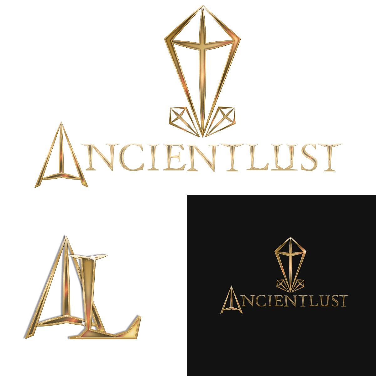 Feminine Cross Logo - Modern, Feminine, Jewelry Store Logo Design for Ancient Lust