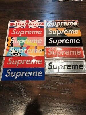 Rarest Supreme Box Logo - SUPREME BOX LOGO Sticker 100% Authentic Rare Mendini 3M London ...