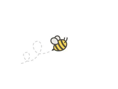 Cute Bumble Bee Logo - Bee Logo | rat-a-tat-tat | Bee, Logos, Bee drawing