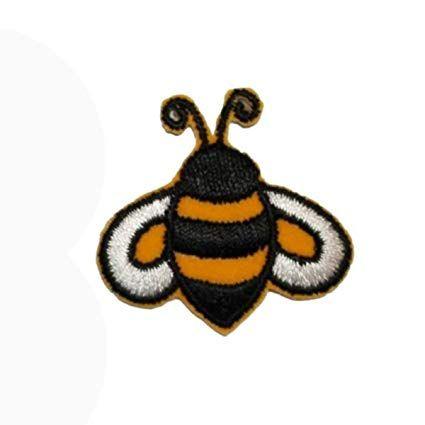 Cute Bumble Bee Logo - ID 1619B Bumblebee Emblem Patch Cute Honey Bee Bug