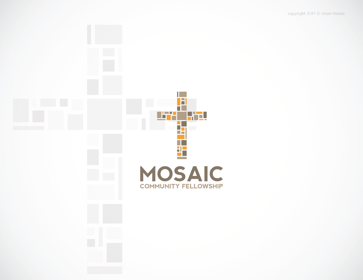 Feminine Cross Logo - Traditional, Feminine, Religious Logo Design for Mosaic Community ...