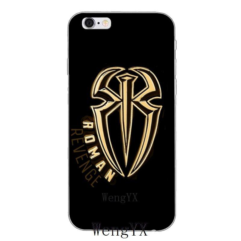 Roman Reigns Logo - roman reigns logo spider Wrestling silicone Soft phone case For ...