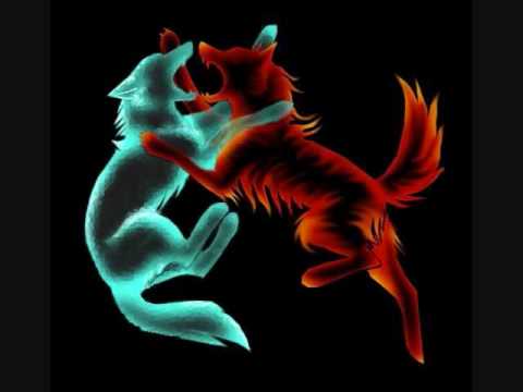 Cool Red Wolf Logo - Cool Picture Blue Husky v.s Red Wolf - YouTube