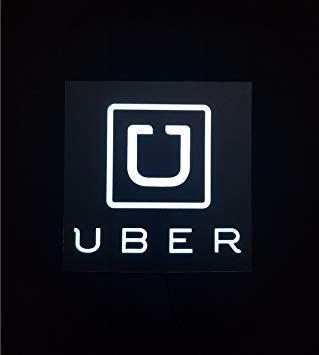 Window in Uber Driver Logo - DunamisUSA Uber Sign Light with Uber Logo Car
