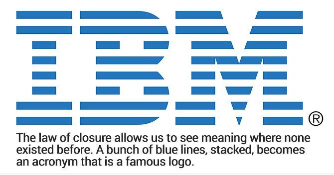 None Blue Lines Logo - The law of closure and organizational principles in #SemanticSearch ...