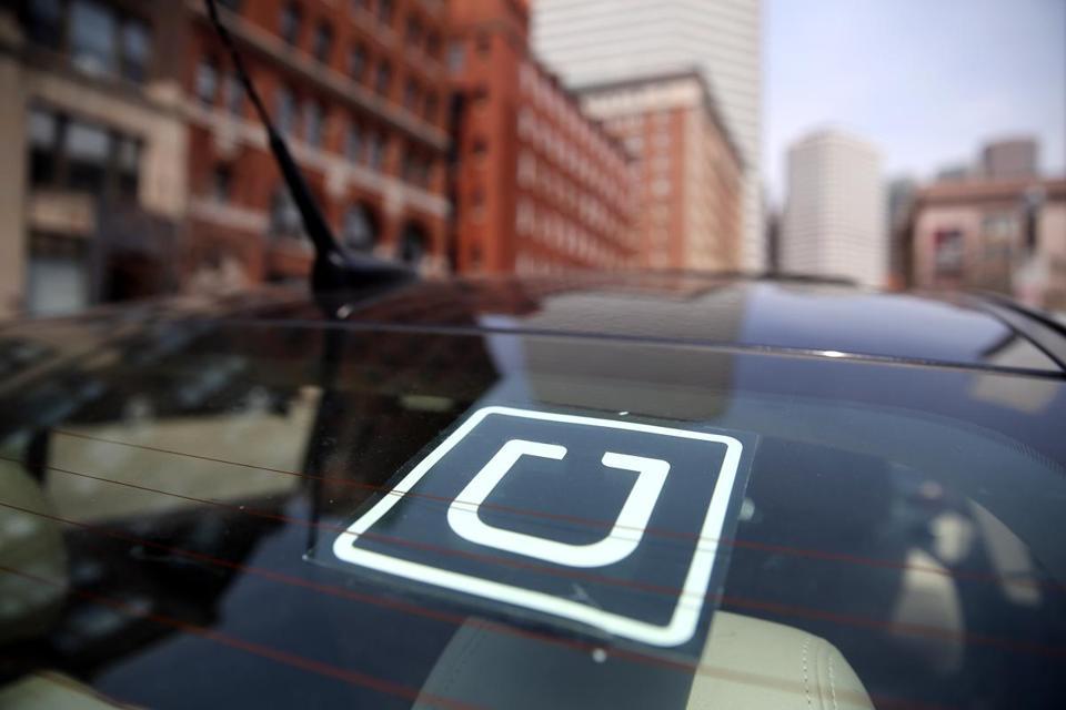 Window in Uber Driver Logo - That awkward moment with your Uber driver - The Boston Globe