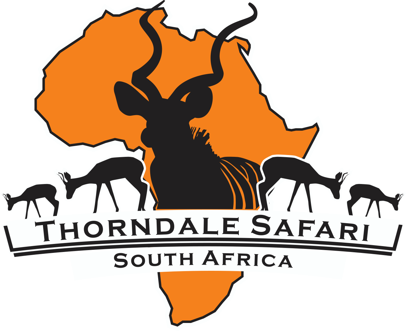 Safari Animals Logo - Spiral Horn Grand Slam - Thorndale Safari