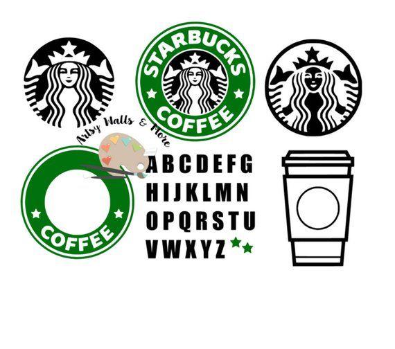 Starbucks Coffee Logo - Starbucks Coffee svg file Starbucks coffee CUT file SVG png | Etsy