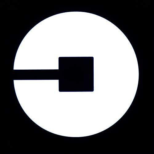 Window in Uber Driver Logo - Uber Sign Bright White LED Lights Car | Wireless, Removable, USB ...