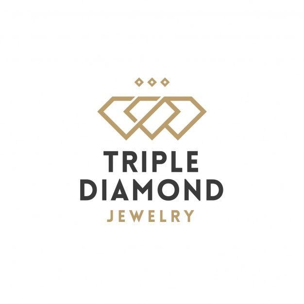 What's the 3 Diamond Logo - Diamond logo design Vector | Premium Download
