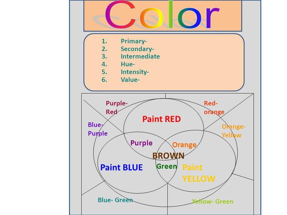 Red-Orange Purple Green Blue Circle Logo - Objective: You will define color and learn to mix secondary colors ...
