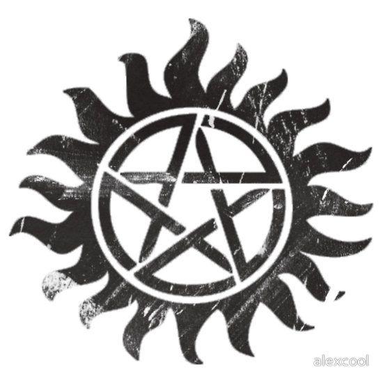Supernatural Logo - Winchester logo dark (supernatural) by alexcool | Supernatural ...