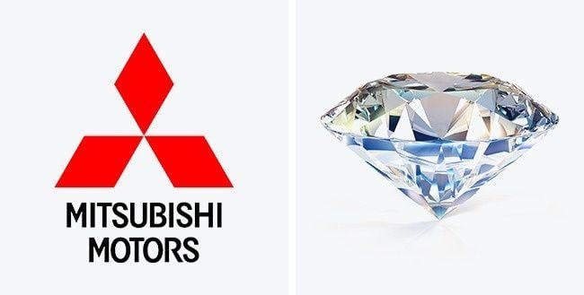 3 Diamond Logo - 11 Hidden Symbols That Can Be Found in Famous Logos